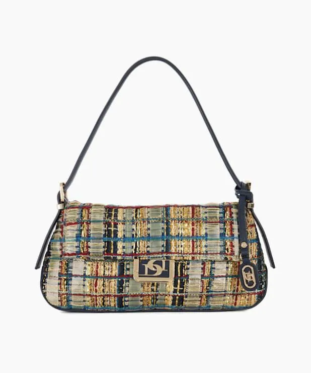 Dune London Handbags Women Textured Tweed Shoulder Bag Multi Fabric