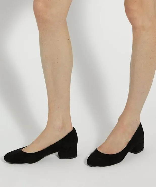 Dune London Heels Women Wide Fit Comfort BlockHeeled Courts Black