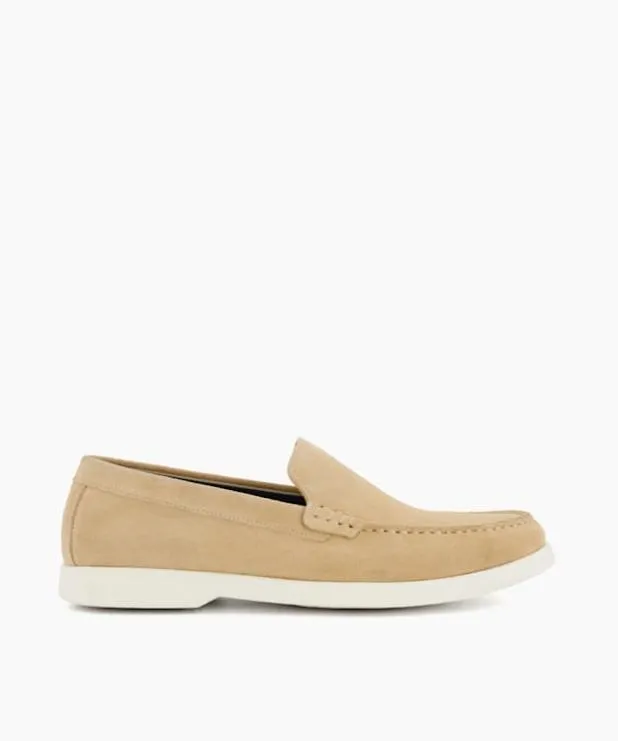 Dune London Loafers Men Casual Suede Loafers Neutral