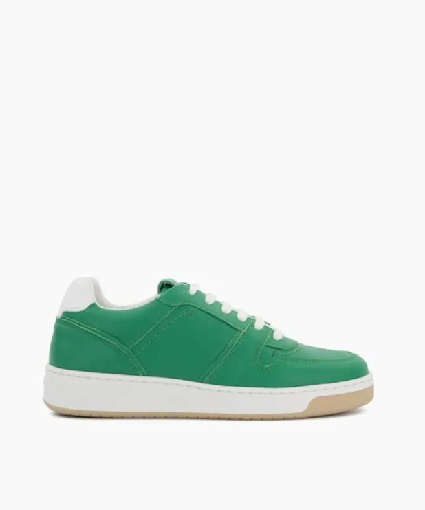 Dune London Trainers Women Leather LaceUp Trainers Green