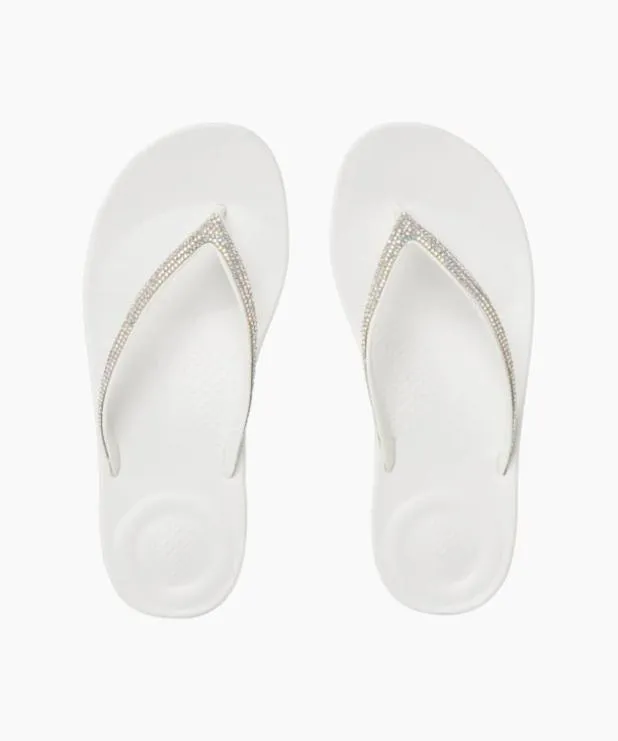 Dune London White Sandals Women Wedge Flip Flop White