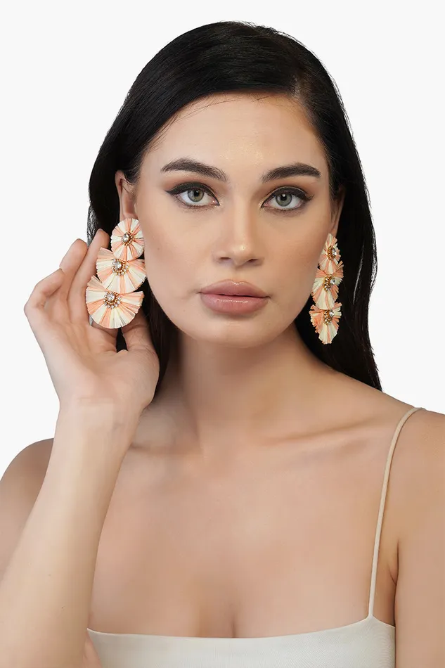 Earrings Wild Nights Raffia Earrings America and Beyond Women