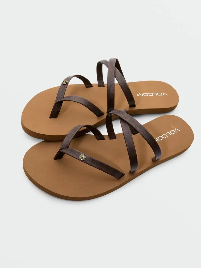 Easy Breezy II Sandals 8211 Brown Womens Volcom Sandals