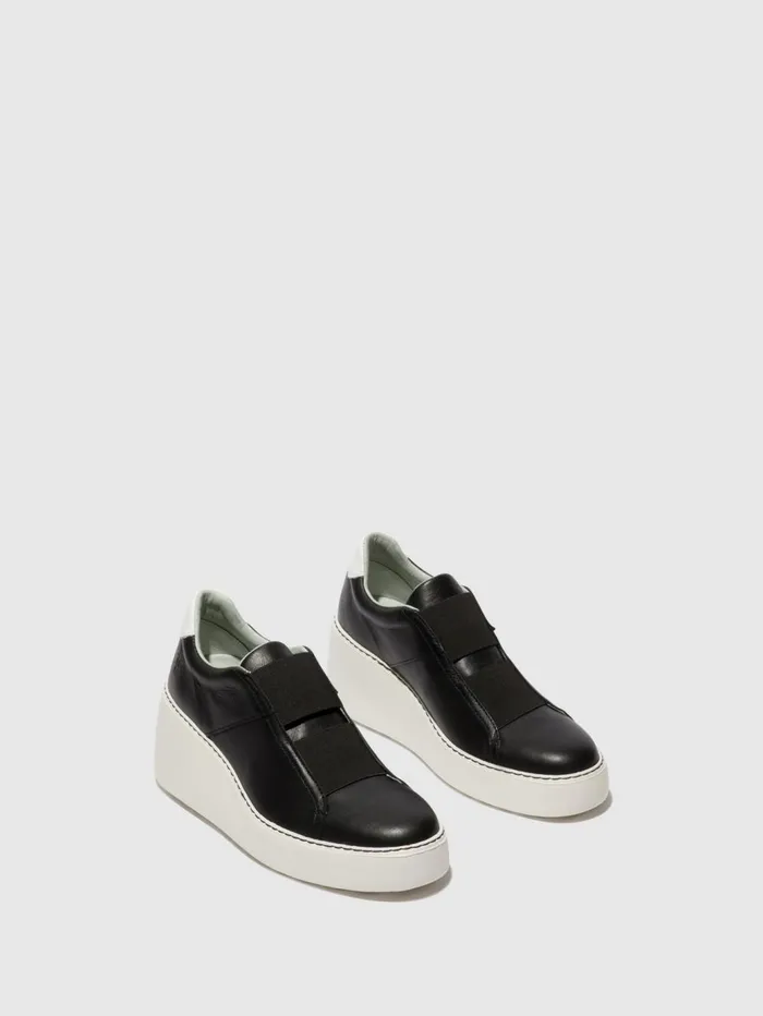 Elasticated Trainers DITO581FLY BLACK Women Fly London Trainers
