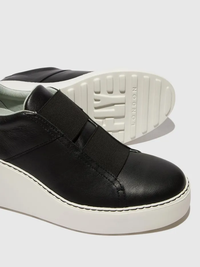 Elasticated Trainers DITO581FLY BLACK Women Fly London Trainers