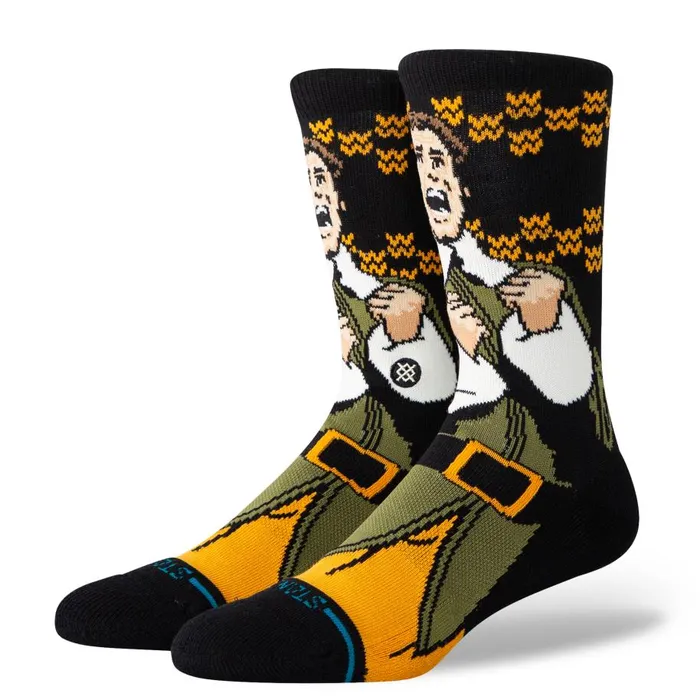 Elf X Stance Cotton Crew Socks Black MenWomen Stance Crew