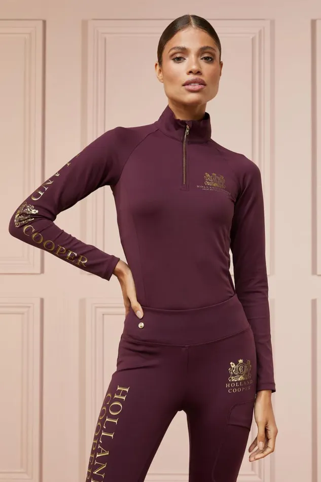 Equestrian Base Layers Holland Cooper Base Layer Mulberry