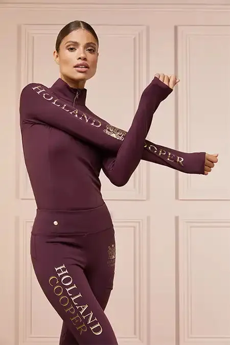 Equestrian Base Layers Holland Cooper Base Layer Mulberry