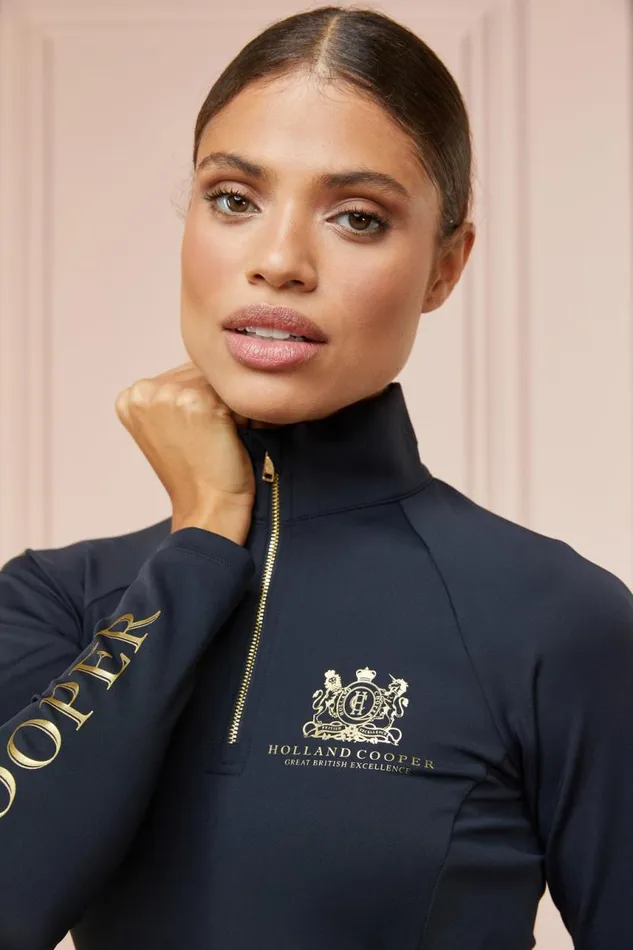 Equestrian Base Layers Holland Cooper Base Layer Slate Gold