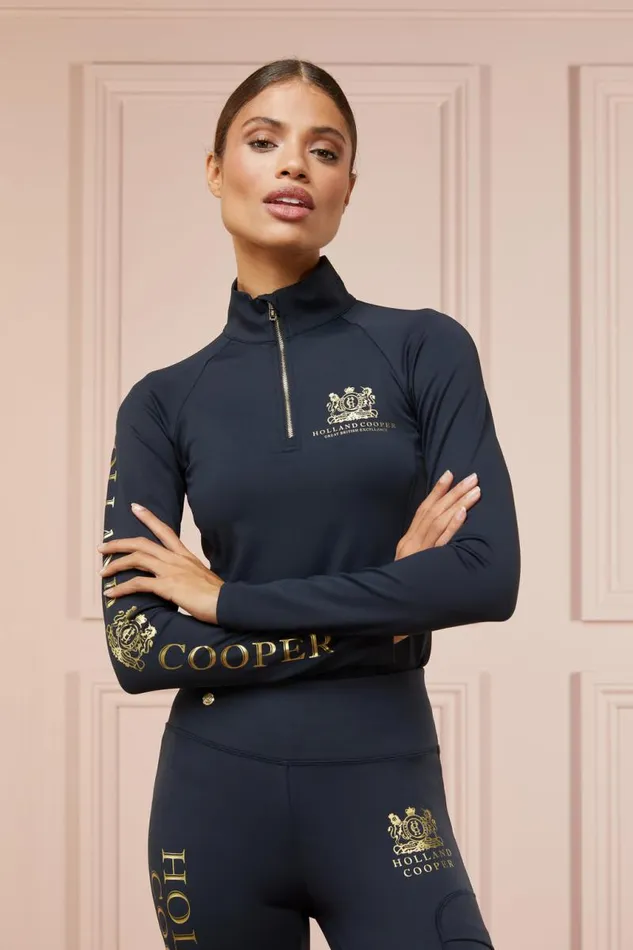 Equestrian Base Layers Holland Cooper Base Layer Slate Gold