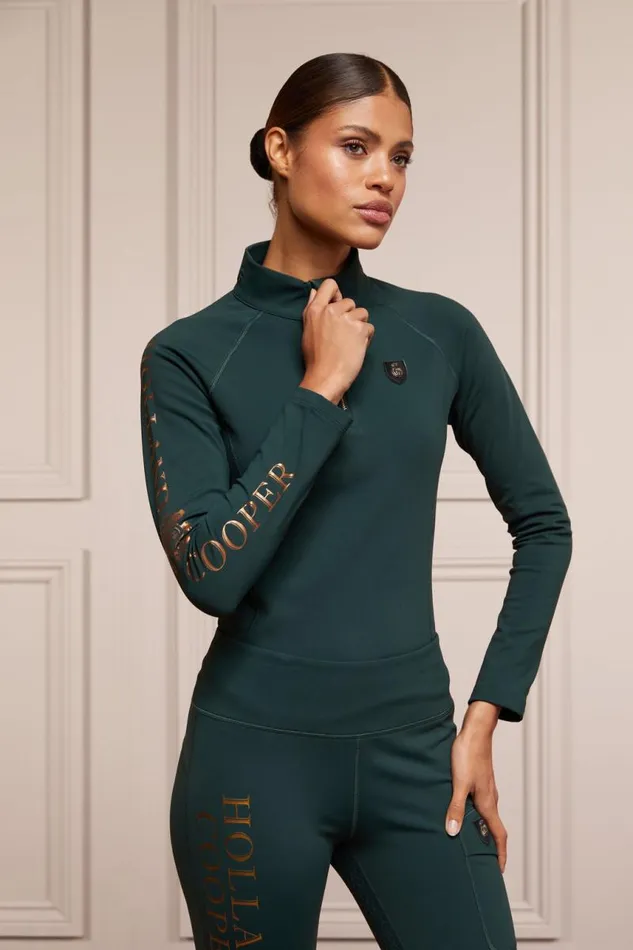 Equestrian Base Layers Holland Cooper Halcot Thermal Base Layer Petrol