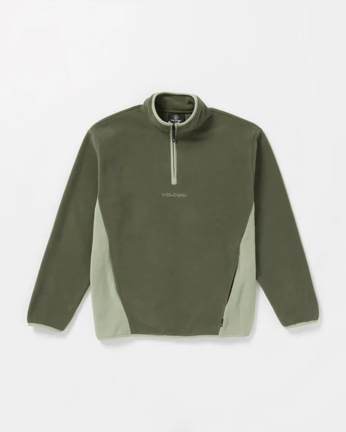 Error 92 Mock Neck Sweatshirt 8211 Winter Moss Mens Volcom Hoodies and Sweatshirts
