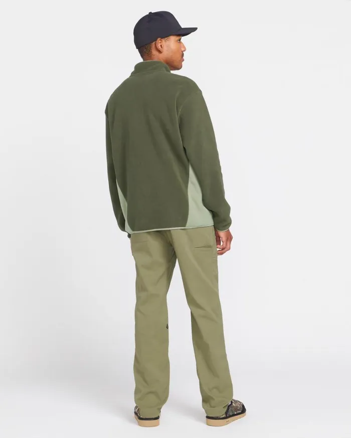 Error 92 Mock Neck Sweatshirt 8211 Winter Moss Mens Volcom Hoodies and Sweatshirts