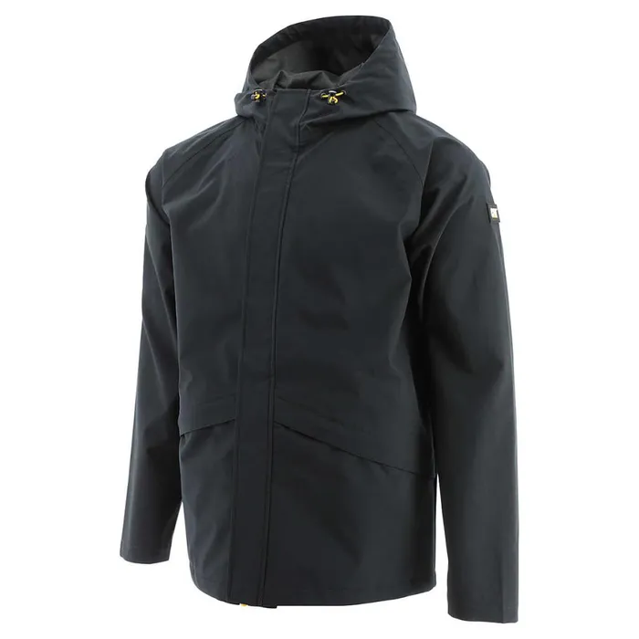 Essential Rain Jacket Black Men Cat Footwear Waterproof