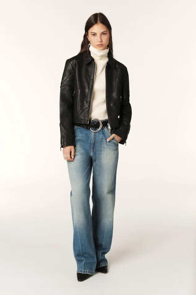 Faded Jeans Vecchi Blue Women Baandsh Pants and Jeans