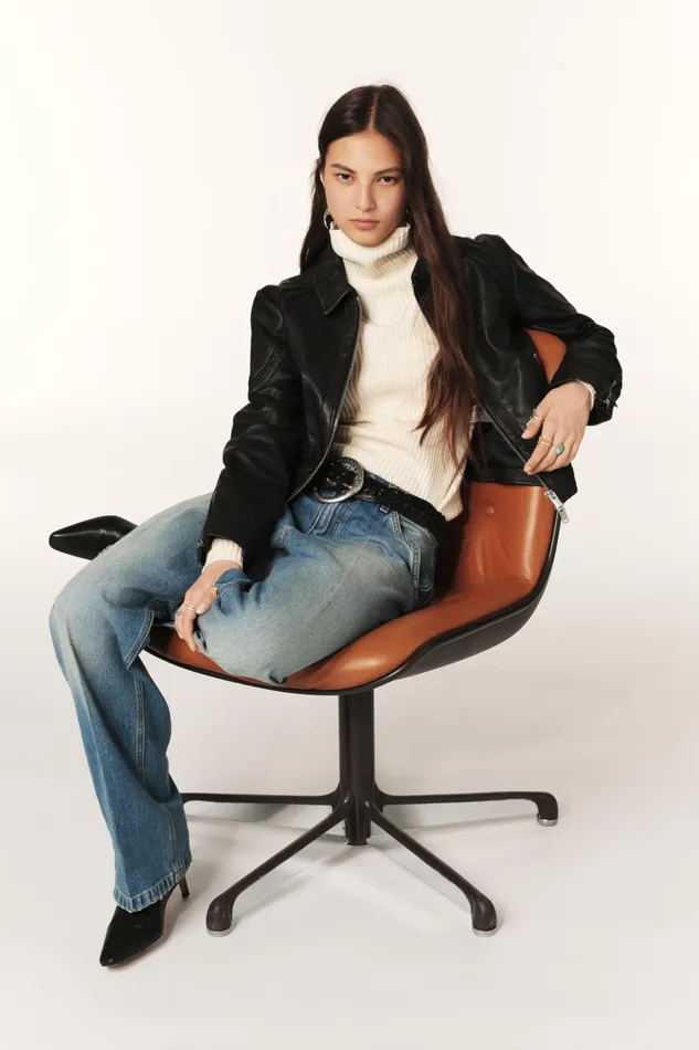 Faded Jeans Vecchi Blue Women Baandsh Pants and Jeans