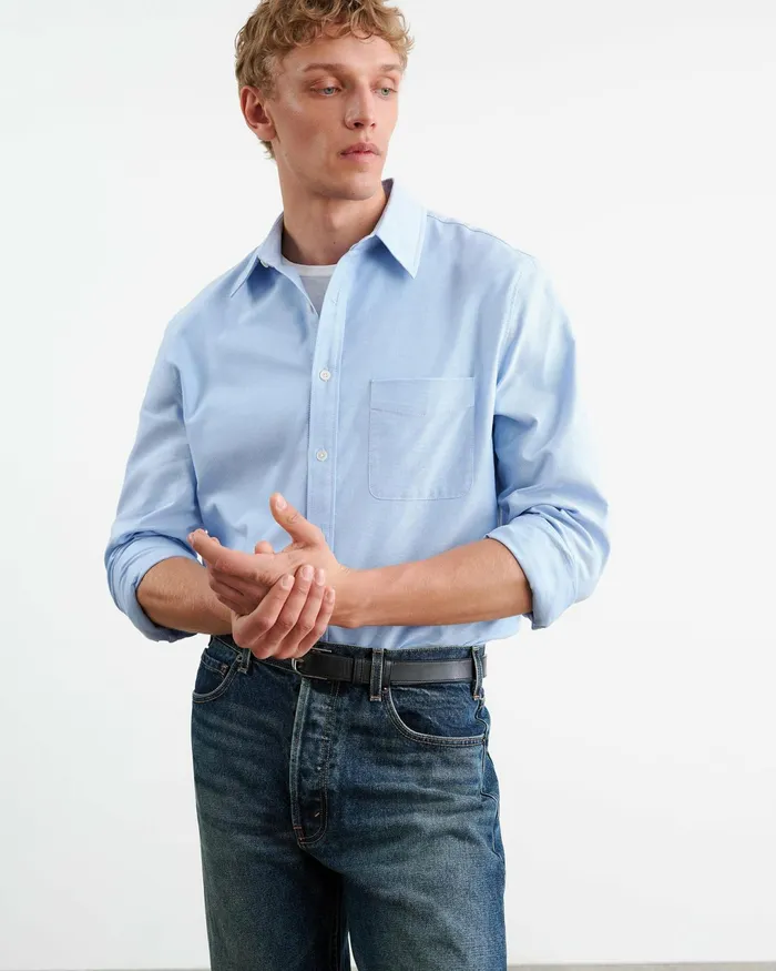 FINN SHIRT Light Blue Men Nili Lotan Shirts