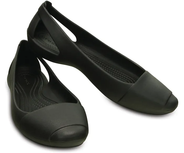 Flats Crocs Women Crocs Sienna Flat Black