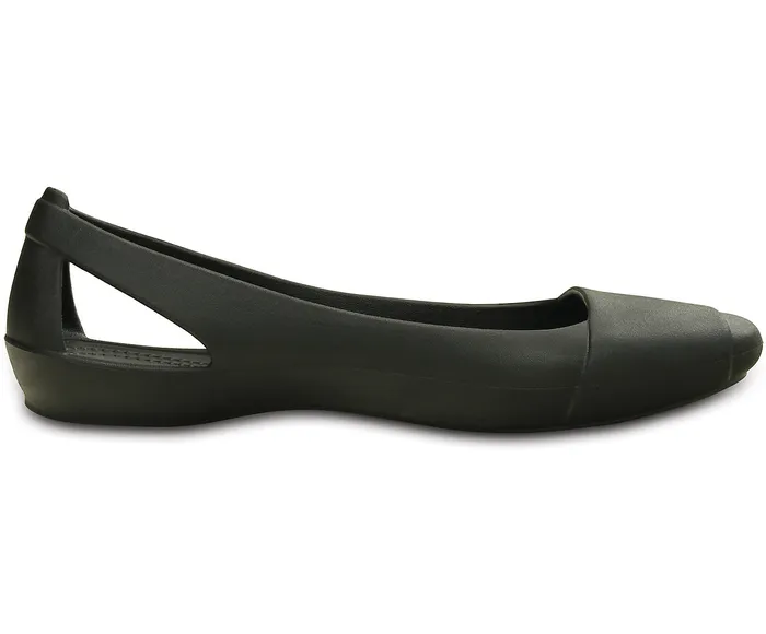 Flats Crocs Women Crocs Sienna Flat Black