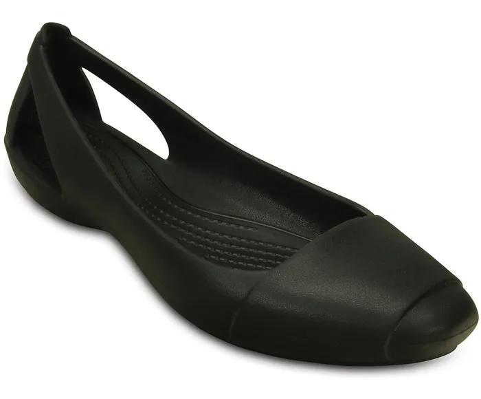 Flats Crocs Women Crocs Sienna Flat Black