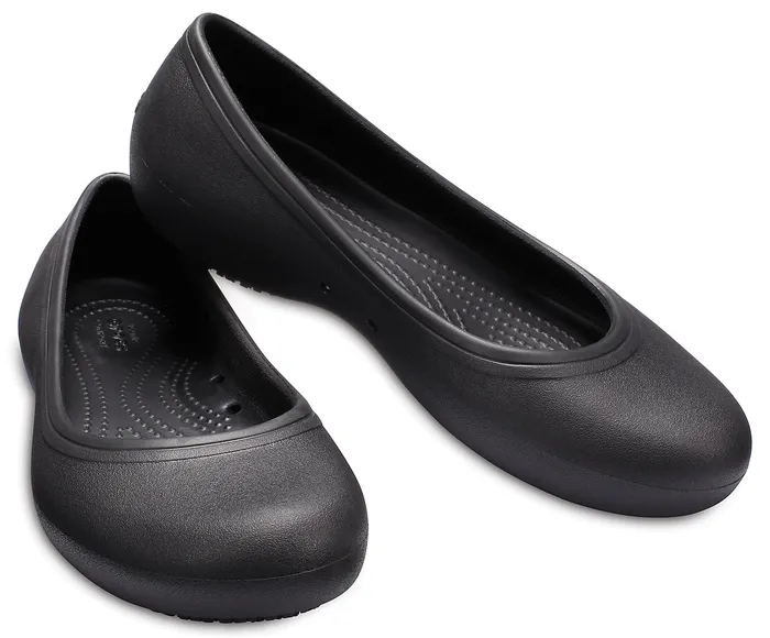Flats Women Crocs Crocs At Work Flat Black
