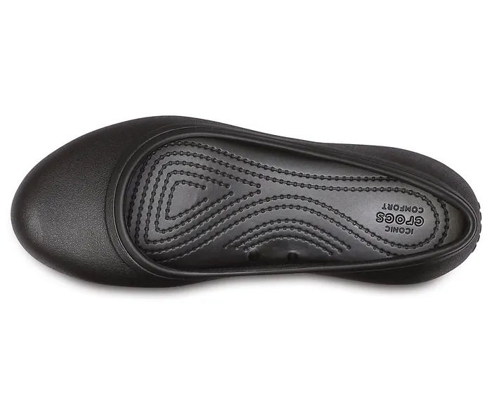 Flats Women Crocs Crocs At Work Flat Black