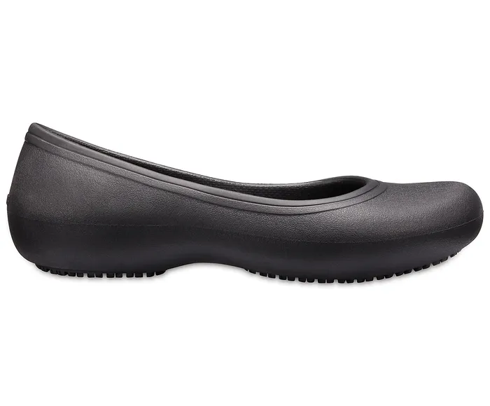 Flats Women Crocs Crocs At Work Flat Black