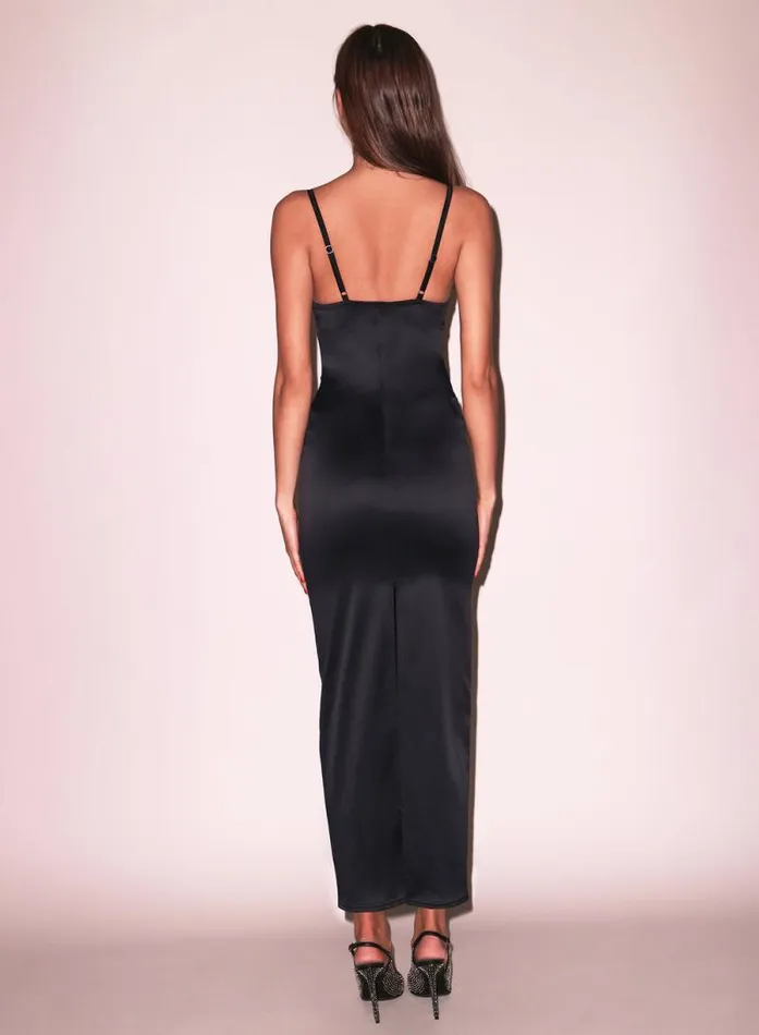 Fleur Du Mal Dresses SeduceU Plunge Dress Black 8211 Women