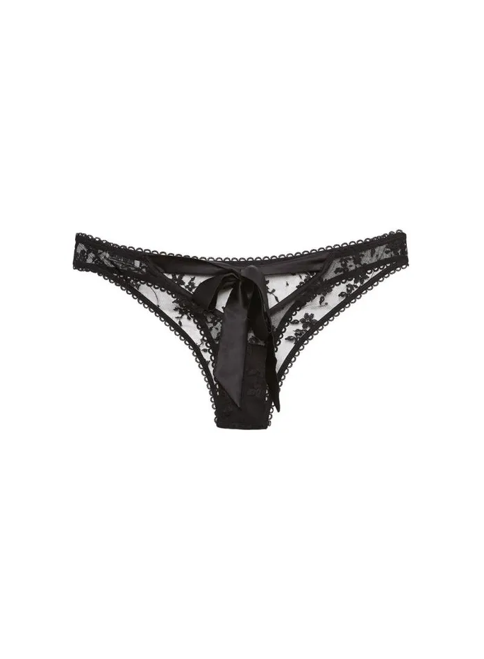 Fleur Du Mal Pleasure Untie Me Cheeky Black 8211 Women