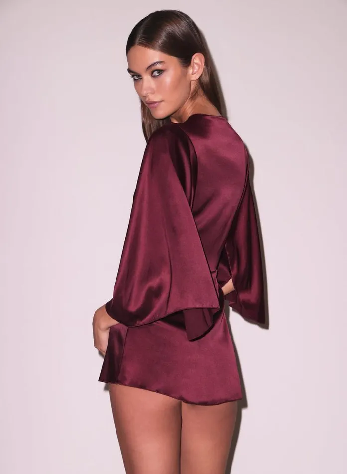 Fleur Du Mal Robes Angel Sleeve Robe 8211 Women Fleur Du Mal Robes Angel Sleeve Robe 8211 Women