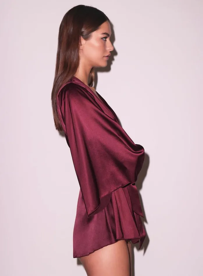 Fleur Du Mal Robes Angel Sleeve Robe 8211 Women Fleur Du Mal Robes Angel Sleeve Robe 8211 Women