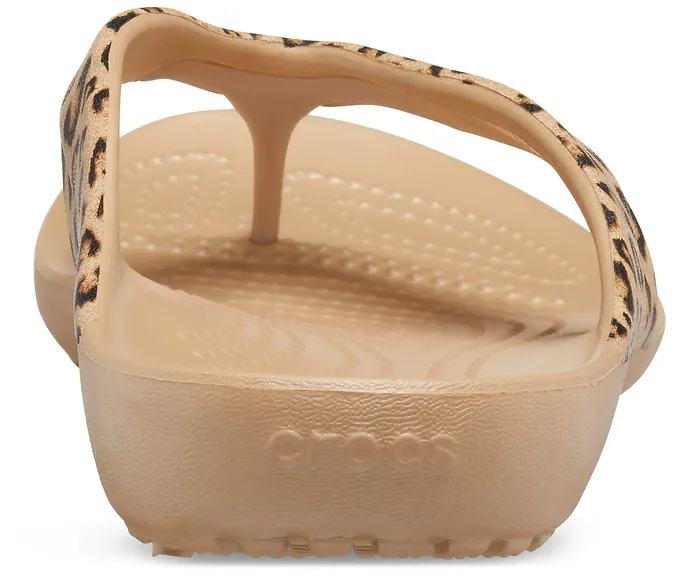 FlipFlops Kadee II Leopard Flip Leopard Gold 8211 Crocs Women