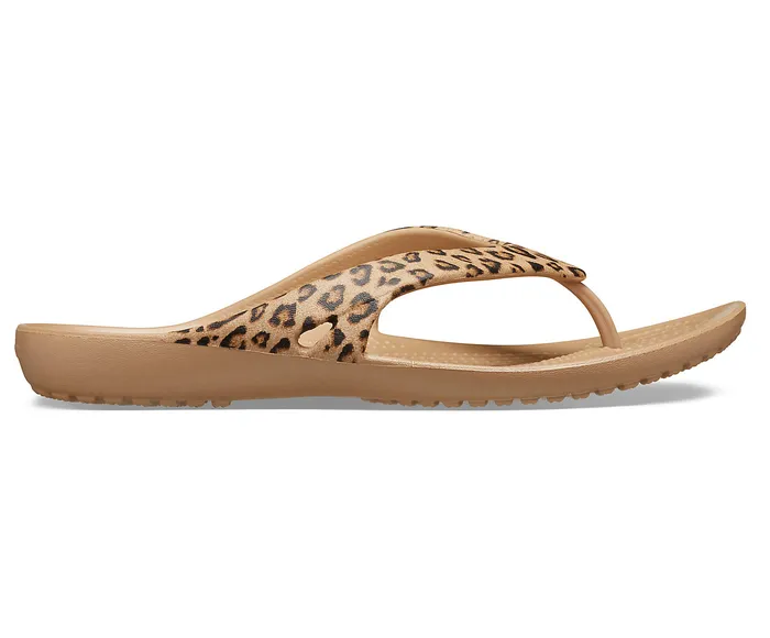 FlipFlops Kadee II Leopard Flip Leopard Gold 8211 Crocs Women