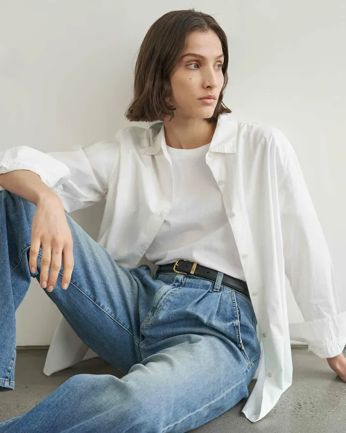 FLORA JEAN Classic Wash Women Nili Lotan Denim
