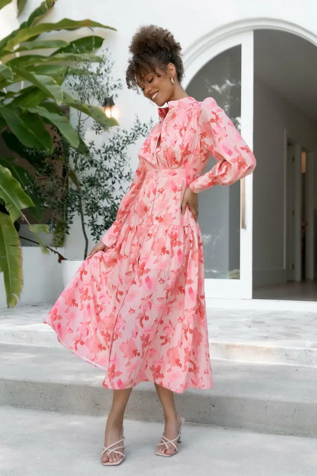 Floral Dresses Petal and Pup Women Forever Dress Pink