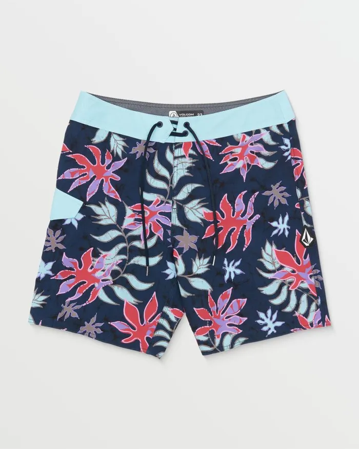 Floral Motion ModTech Trunks 8211 Navy Mens Volcom Boardshorts and Trunks