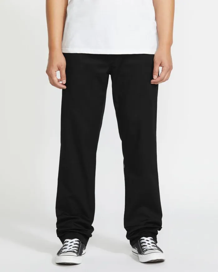 Frickin Modern Stretch Pants 8211 Black Mens Volcom Pants
