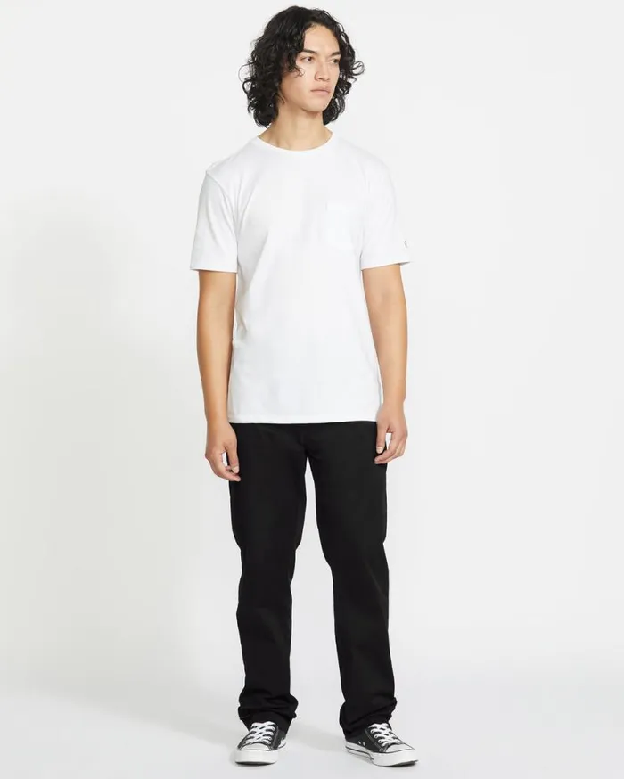 Frickin Modern Stretch Pants 8211 Black Mens Volcom Pants