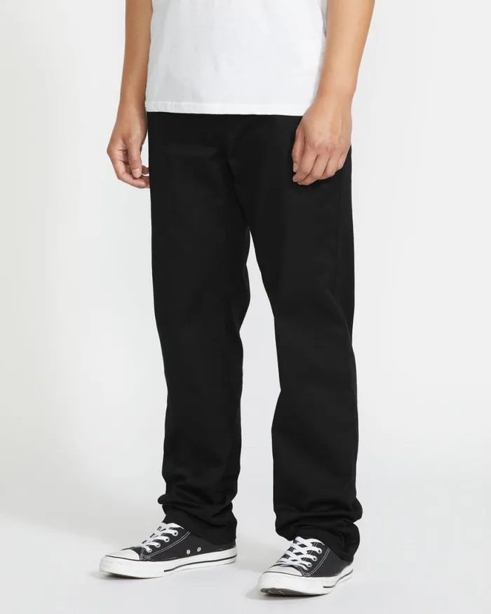 Frickin Modern Stretch Pants 8211 Black Mens Volcom Pants