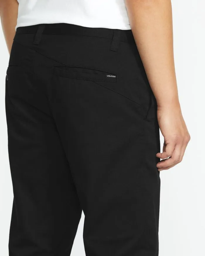 Frickin Modern Stretch Pants 8211 Black Mens Volcom Pants