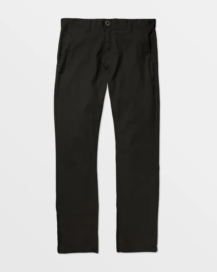 Frickin Modern Stretch Pants 8211 Black Mens Volcom Pants