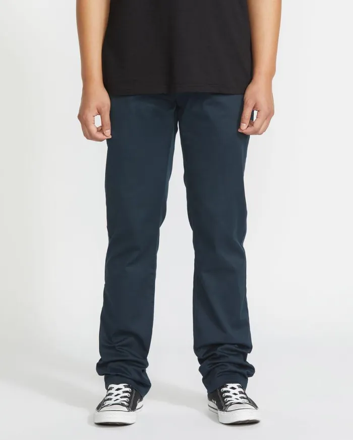 Frickin Modern Stretch Pants 8211 Dark Navy Mens Volcom Pants