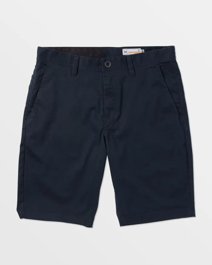 Frickin Modern Stretch Shorts 8211 Dark Navy Mens Volcom Shorts