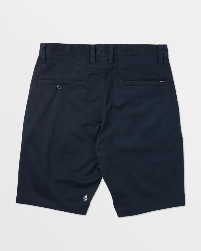 Frickin Modern Stretch Shorts 8211 Dark Navy Mens Volcom Shorts