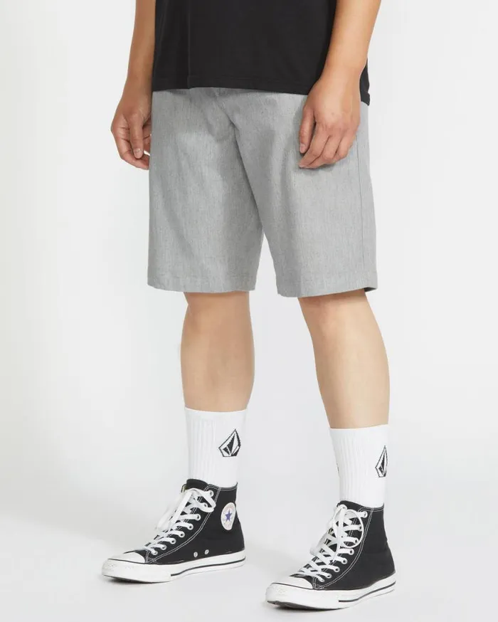 Frickin Modern Stretch Shorts 8211 Grey Mens Volcom Golf