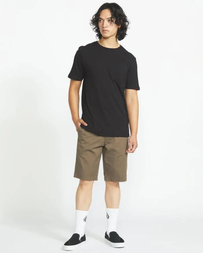 Frickin Modern Stretch Shorts 8211 Mushroom Mens Volcom Shorts