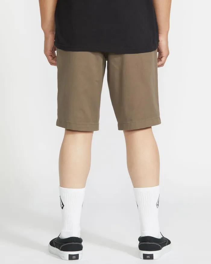 Frickin Modern Stretch Shorts 8211 Mushroom Mens Volcom Shorts