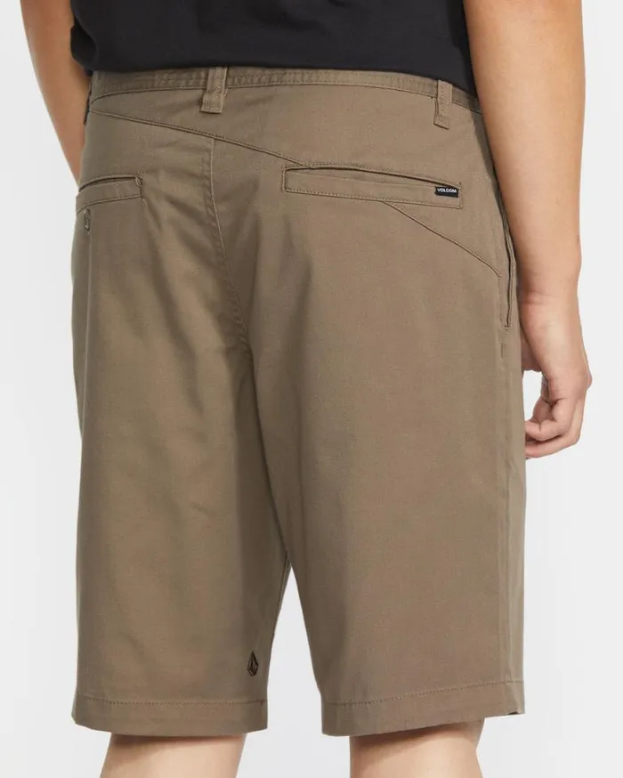 Frickin Modern Stretch Shorts 8211 Mushroom Mens Volcom Shorts