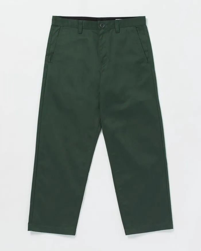 Frickin Skate Chino Pants 8211 Dark Forest Mens Volcom Pants