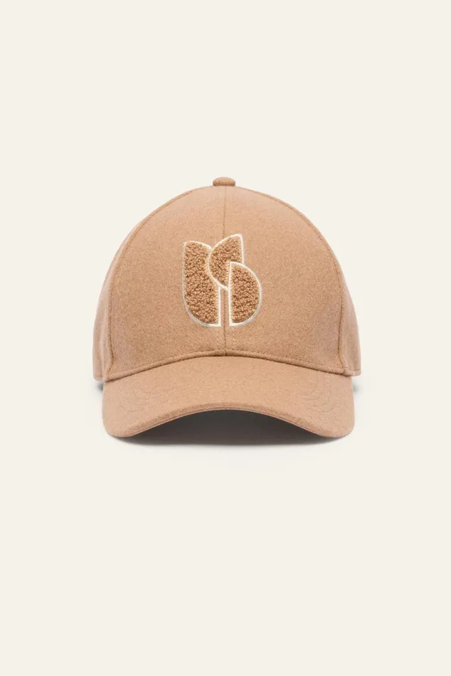 Front Pattern Cap Hugo Brown Women Baandsh Hats